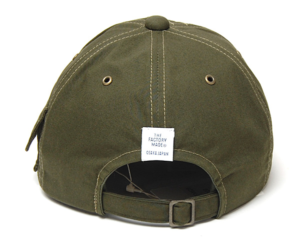 ”THE FACTORY MADE(ザファクトリーメイド)” パラフィンコットンキャップ HUNTING CAP 
