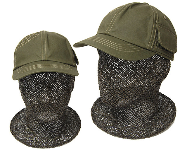 ”THE FACTORY MADE(ザファクトリーメイド)” パラフィンコットンキャップ HUNTING CAP 