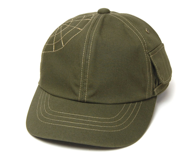 ”THE FACTORY MADE(ザファクトリーメイド)” パラフィンコットンキャップ HUNTING CAP 