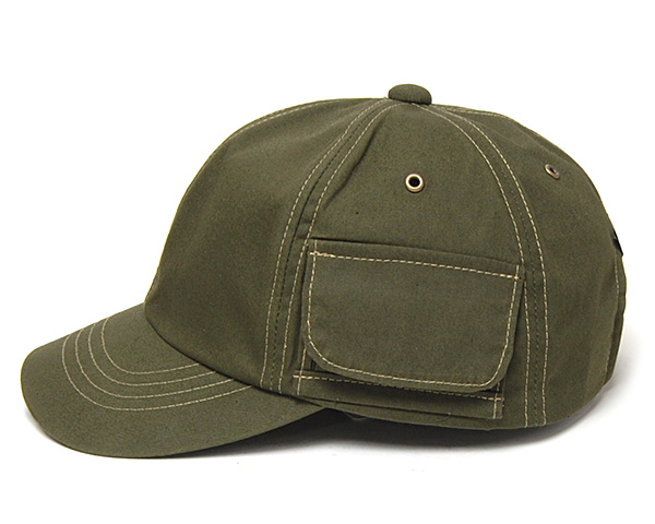 ”THE FACTORY MADE(ザファクトリーメイド)” パラフィンコットンキャップ HUNTING CAP 