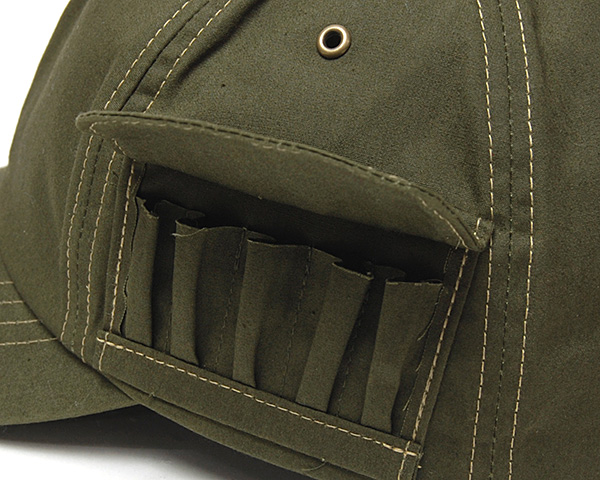 ”THE FACTORY MADE(ザファクトリーメイド)” パラフィンコットンキャップ HUNTING CAP 