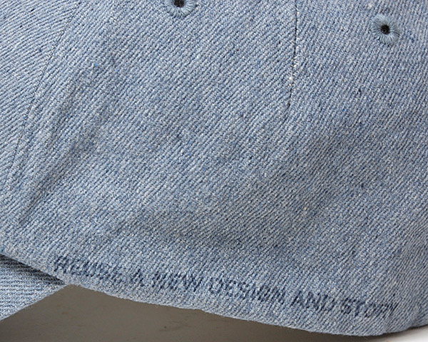 ”THE FACTORY MADE(ザファクトリーメイド)” リサイクルデニムキャップ Reuse Denim Cap? 
