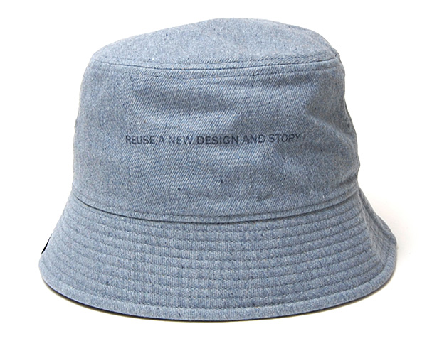 ”THE FACTORY MADE(ザファクトリーメイド)” リサイクルデニムバケットハット Reuse Denim Hat? 