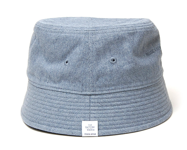 ”THE FACTORY MADE(ザファクトリーメイド)” リサイクルデニムバケットハット Reuse Denim Hat? 