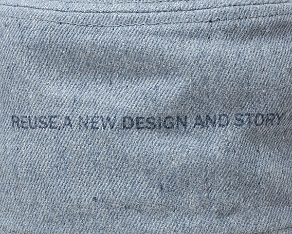 ”THE FACTORY MADE(ザファクトリーメイド)” リサイクルデニムバケットハット Reuse Denim Hat? 