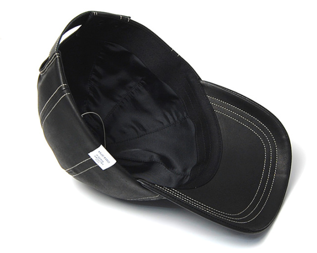 The Factory Made ザファクトリーメイド ウォッシャブルレザーキャップ Leather Stitch Cap 秋冬 メンズ 大きいサイズの帽子あり Kaw Tfm Fm662