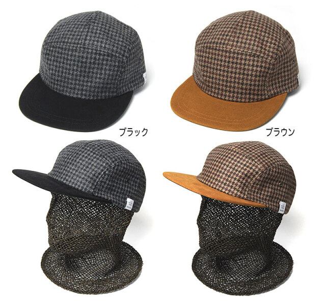 ”THE FACTORY MADE(ザファクトリーメイド)” ウォッシャブルツイードキャップ WashableTweedxUltrasuede Cap 