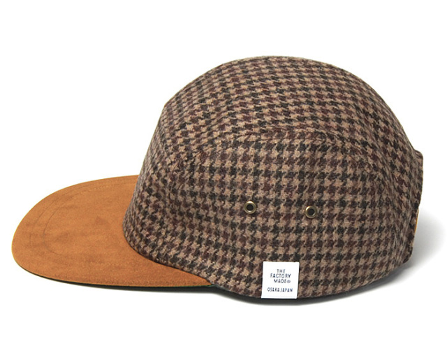 ”THE FACTORY MADE(ザファクトリーメイド)” ウォッシャブルツイードキャップ WashableTweedxUltrasuede Cap 