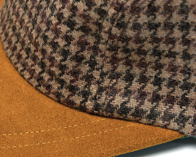 ”THE FACTORY MADE(ザファクトリーメイド)” ウォッシャブルツイードキャップ WashableTweedxUltrasuede Cap 