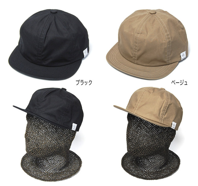 ”THE FACTORY MADE(ザファクトリーメイド)” パラフィンコットンキャップ Paraffin Stitch Cap 