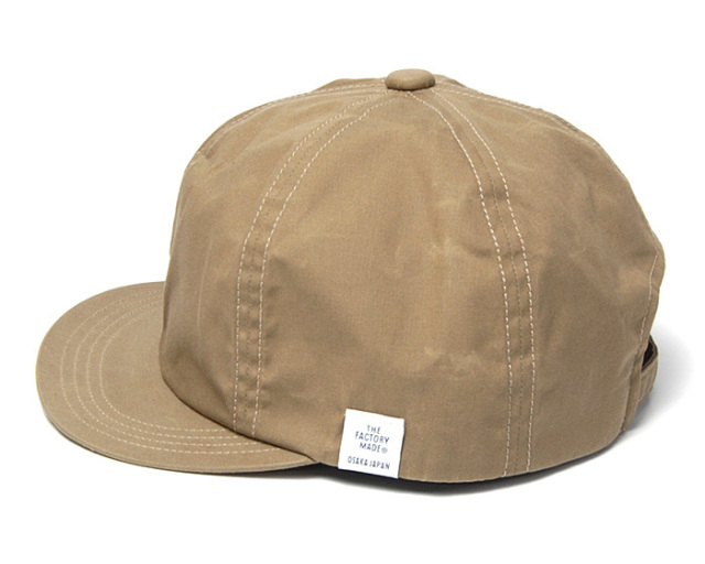 ”THE FACTORY MADE(ザファクトリーメイド)” パラフィンコットンキャップ Paraffin Stitch Cap 