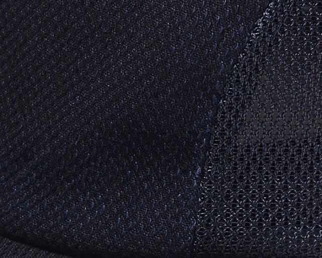 ”THE FACTORY MADE(ザファクトリーメイド)” 刺し子ジェットキャップ SASHIKO MESH JET CAP 