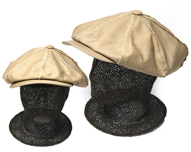 THE FACTORY MADE ザファクトリーメイド コットン8枚はぎハンチング CUT OFF CASQUETTE 