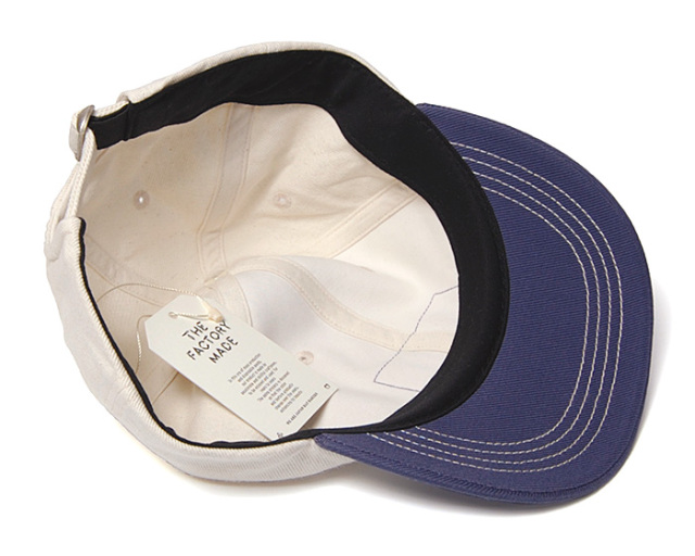 THE FACTORY MADE(ザファクトリーメイド) コットンキャップ Twill BiColor Cap