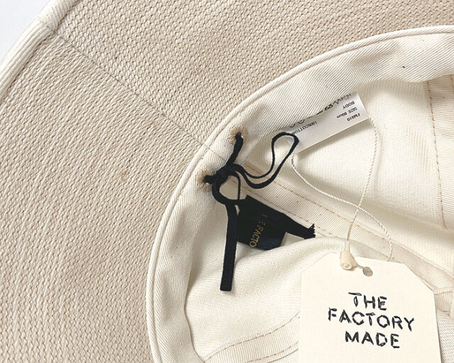 THE FACTORYMADE ファクトリーメイド ステッチセーラーハット FM810