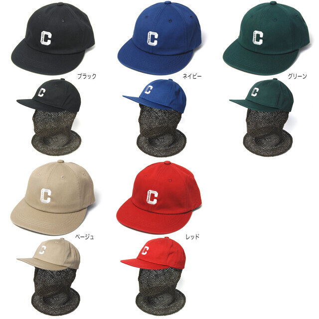 THE FACTORY MADE(ザファクトリーメイド) コットンキャップ C LOGO 6Panel Cap