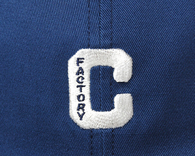 THE FACTORY MADE(ザファクトリーメイド) コットンキャップ C LOGO 6Panel Cap