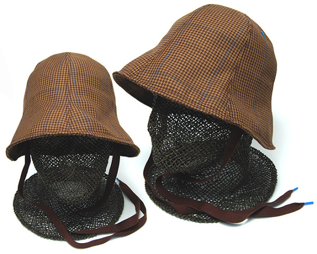 THE FACTORYMADE)ファクトリーメイド)　チェックチューリップハット