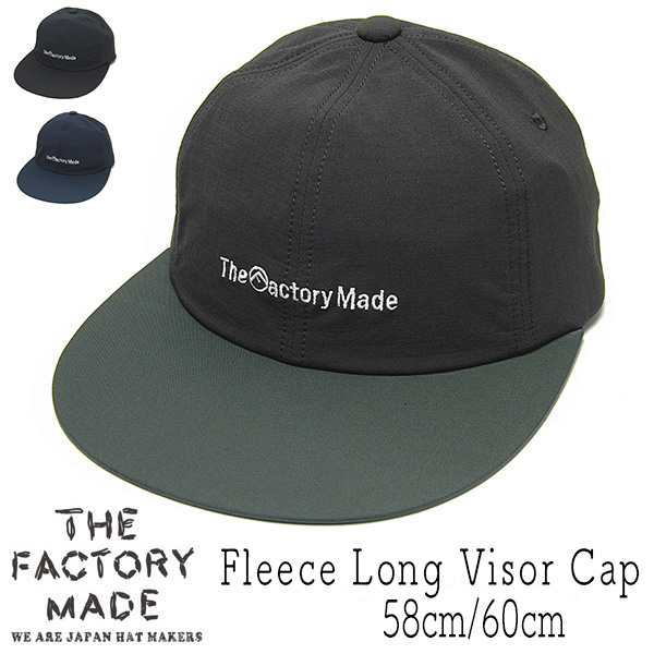 THE FACTORYMADE(ファクトリーメイド) フリースロングビルキャップ FleeceLong Visor Cap