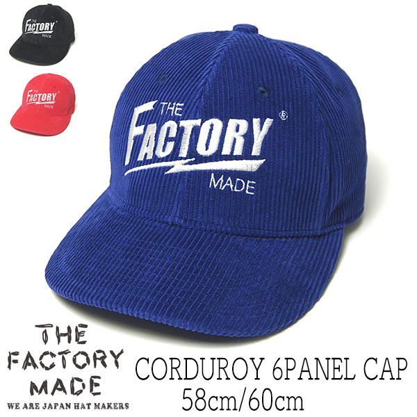 THE FACTORY MADE(ザファクトリーメイド) コーデュロイキャップ