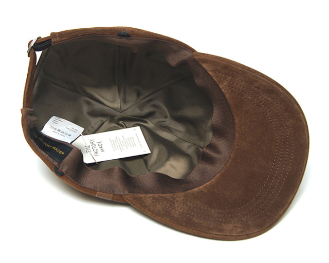 THE FACTORY MADE(ザファクトリーメイド) スエードキャップ Suede