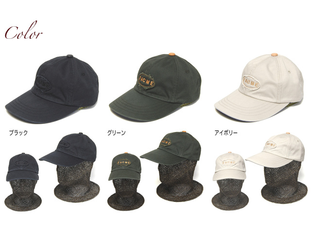 THE FACTORYMADE　ザファクトリーメイド　コットンロングビルキャップ　FM998