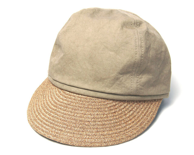 tuduri(つづり) コットンxブレードコンビキャップ ひなたのキャップ ブレード