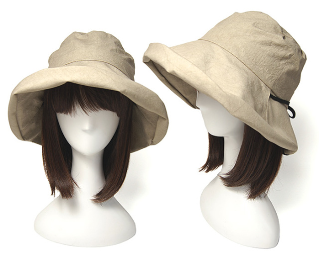 tuduri(つづり) コットンハット ぷくりハット ロングリボン 