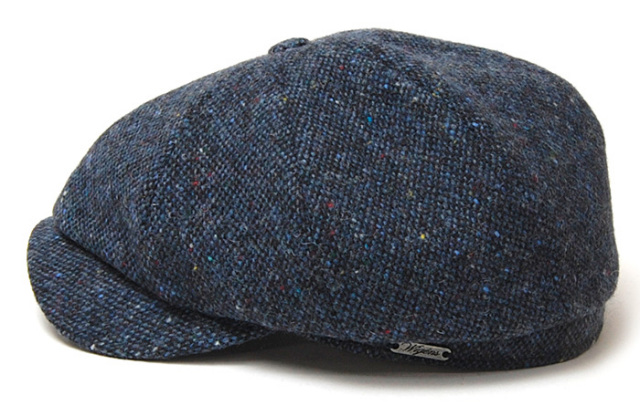 WIGENS(ヴィーゲン)ドネガルツイード8枚はぎハンチング Newsboy Classic Cap