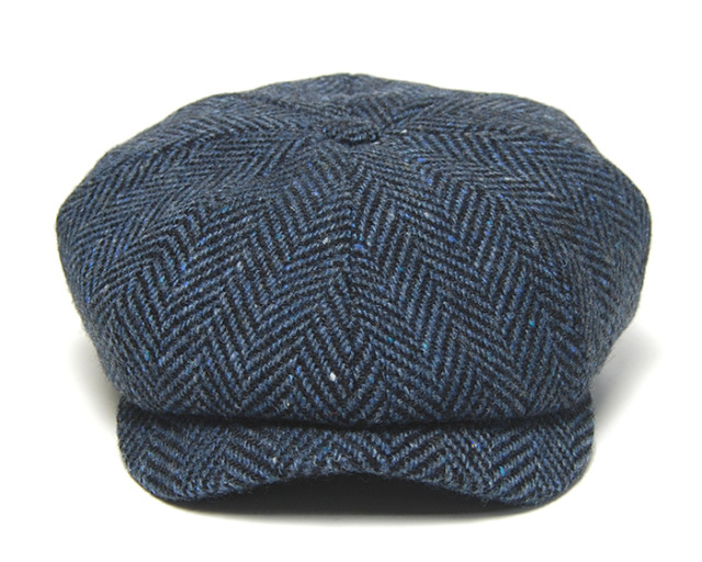 Wigens　ヴィーゲンス　ドネガルツイード８枚はぎハンチング　キャスケット