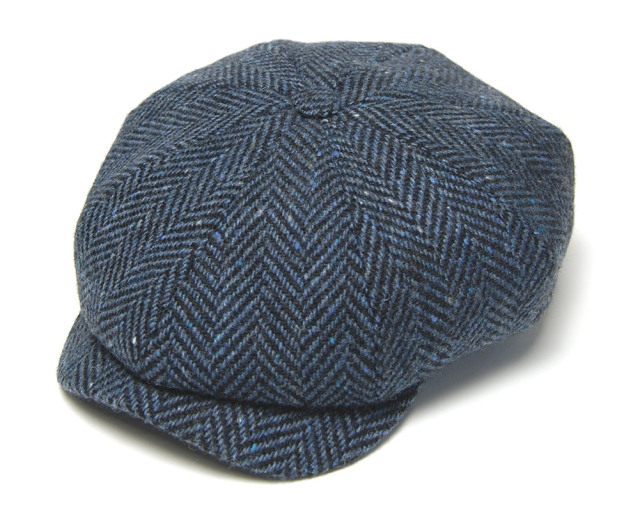 Wigens　ヴィーゲンス　ドネガルツイード８枚はぎハンチング　キャスケット