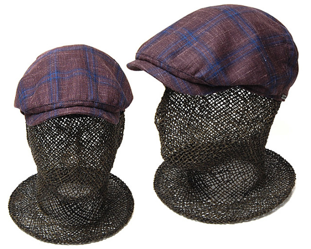 スウェーデン”WIGENS(ヴィーゲン)” チェックハンチング Ivy Onepiece Cap カノニコ