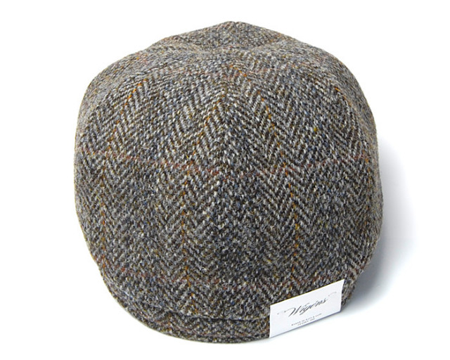 ”WIGENS(ヴィーゲン)” ハリスツイード8枚はぎハンチング Newsboy Classic Cap 