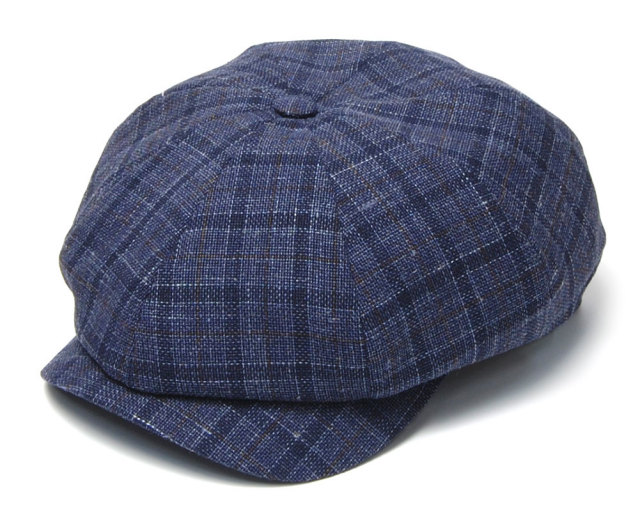 WIGENS ヴィーゲン チェック8枚はぎハンチング Newaboy Classic Cap 