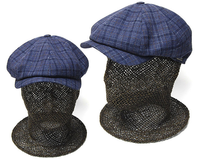 WIGENS ヴィーゲン チェック8枚はぎハンチング Newaboy Classic Cap 