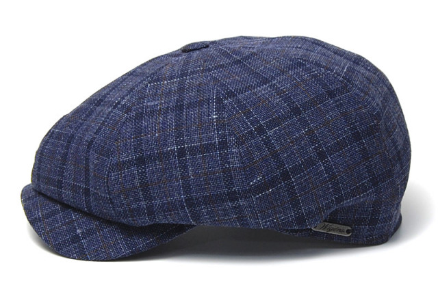 WIGENS ヴィーゲン チェック8枚はぎハンチング Newaboy Classic Cap 