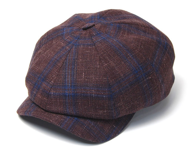 WIGENS ヴィーゲン チェック8枚はぎハンチング Newaboy Classic Cap 