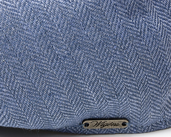 WIGENS ヴィーゲン リネンヘリンボーン8枚はぎハンチング Newaboy Classic Cap 
