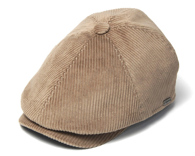 ”WIGENS(ヴィーゲン)” コーデュロイ6枚はぎハンチング Newsboy Contemporary Cap? 