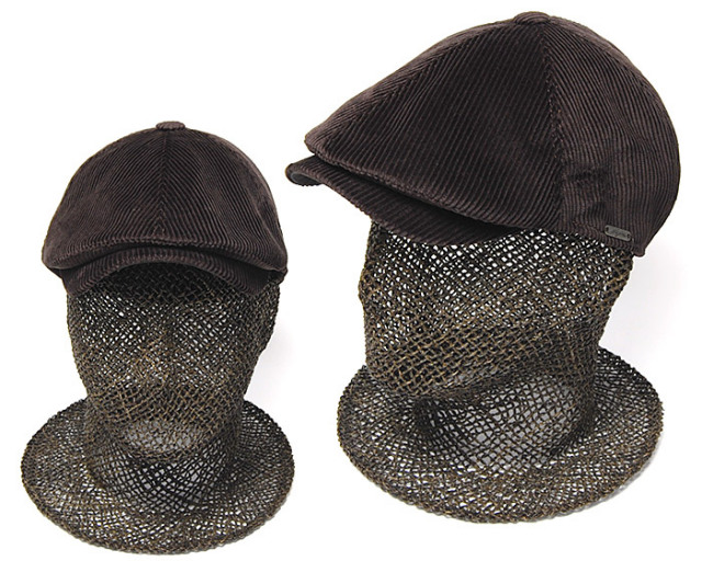 ”WIGENS(ヴィーゲン)” コーデュロイ6枚はぎハンチング Newsboy Contemporary Cap? 