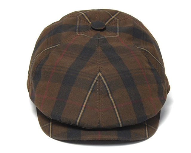 ”WIGENS(ヴィーゲン)” ワックスドコットン6枚はぎハンチング Newsboy Contemporary Cap 
