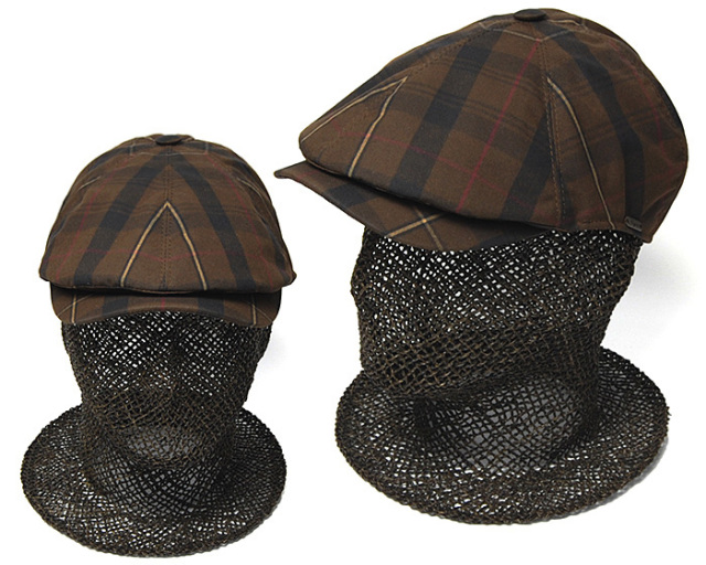 ”WIGENS(ヴィーゲン)” ワックスドコットン6枚はぎハンチング Newsboy Contemporary Cap