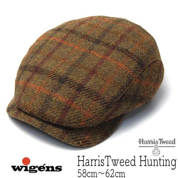 WIGENS ヴィーゲン ハリスツイードハンチング IVY CONTEMPORARY CAP