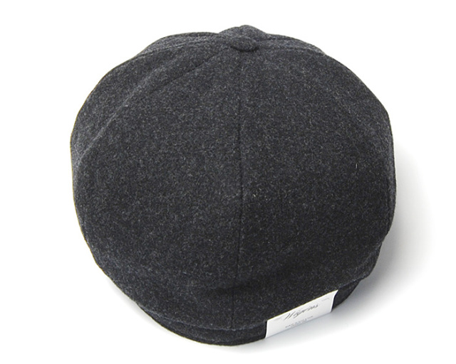 WIGENS ヴィーゲンス メルトン８枚はぎハンチング キャスケット