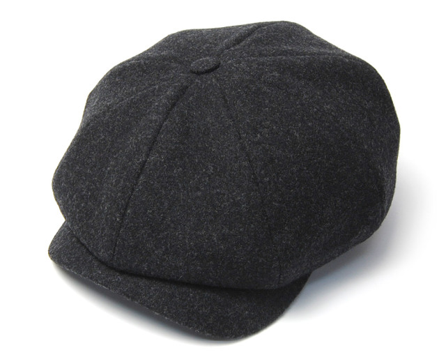 WIGENS ヴィーゲンス メルトン８枚はぎハンチング キャスケット