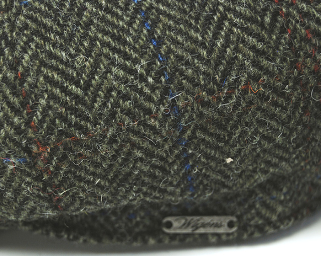 WIGENS　ヴィーゲン　ハリスツイード８枚はぎハンチング　キャスケット