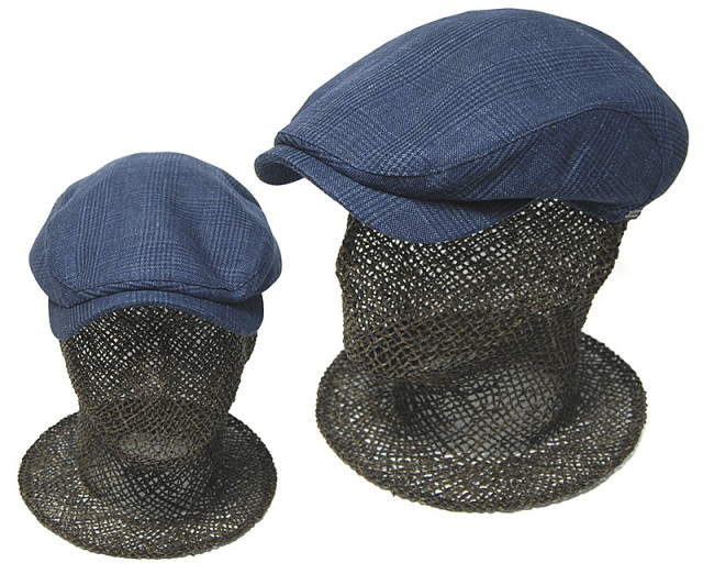 WIGENS　ヴィーゲンス　グレンチェックハンチング