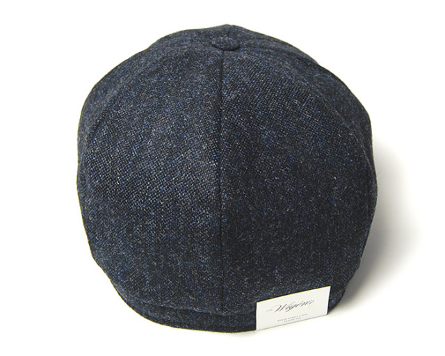 WIGENS　ヴィーゲン　ツイード８枚はぎハンチング　ムーン