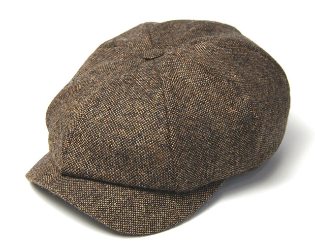 WIGENS　ヴィーゲン　ツイード８枚はぎハンチング　ムーン