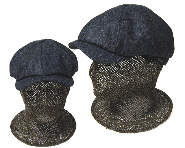 WIGENS　ヴィーゲン　ツイード８枚はぎハンチング　ムーン